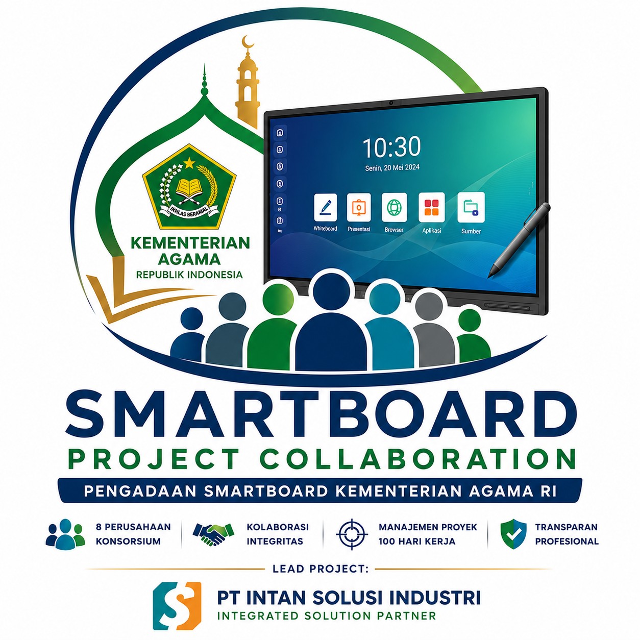 Smartboard Project Collaboration — Pengadaan Smartboard Kementerian Agama RI